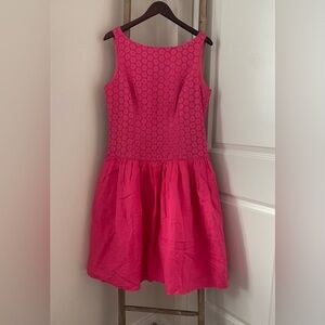 Eliza J - Lace Pink Drop Waist Mini Dress - Size 12